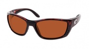 Costa Del Mar Fisch Sunglasses Shiny Tortoise Frame