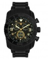 Swiss Legend Commander Rubber Black IP Watch 20065
