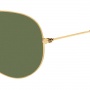 Ray-Ban 3026 (Aviator Large Metal II) Sunglasses Sunglasses - L2821 Black / Crystal Green