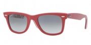 Ray-Ban RB2140 Sunglasses Original Wayfarer Sunglasses - 110932 Havana Green Violet Fuxi / Grey Gradient