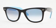 Ray-Ban RB 2140 (Original Wayfarer) Sunglasses - (901)Black w/ Crystal Green Lenses