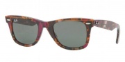 Ray-Ban RB 2140 (Original Wayfarer) Sunglasses - (956)Top White on Black w/ Crystal Green Lenses (50 size only)