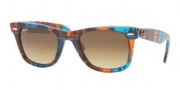 Ray-Ban RB 2140 (Original Wayfarer) Sunglasses - (964)Dark Cambo Green w/ Brown Lenses (50 size only)