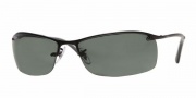 Ray-Ban RB3183 Sunglasses Top Bar  Sunglasses - 003/81 Silver/ Blue Gradient Gold Mirror Multilayer 