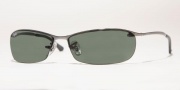 Ray-Ban RB3186 Sunglasses Sunglasses - 003/11 Silver frame/ Gradient Grey-APX lenses