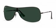 Ray-Ban RB3211 Sunglasses Side Street Shield Sunglasses - 003/8Z Silver Beige Silver Mirror Gradient (Size 132 Only)