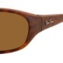 Ray-Ban RB2016 Sunglasses Daddy-O Square Wrap Polarized  Sunglasses - (W2687)Tortoise w/Polarized Lenses