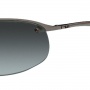Ray-Ban RB3179 Sunglasses Top Bar Polarized  Sunglasses - 004/82 Gunmetal / Polarized Grey Mirros Silver Gradient lenses