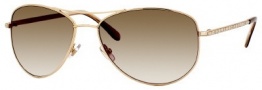 Kate Spade Ally Sunglasses - 03Y6 (MZ) LIGHT GOLD (Green GRADIENT) 