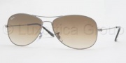 Ray-Ban RB3362 Sunglasses Cockpit Sunglasses - 003/32 Silver Crystal / Gray Gradient