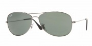 Ray-Ban RB3362 Sunglasses Cockpit Sunglasses - 003/40 Silver Crystal / Gray Mirror