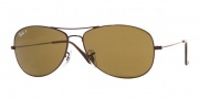 Ray-Ban RB 3362 Polarized Sunglasses - (014/57) Brown/Crystal Brown Polarized Lenses