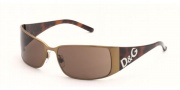 D&G DD 6010 Sunglasses - (012/73) Light Brown/Brown