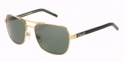 D&G DD 6036 Sunglasses - (252/71) Gold/Gray Green