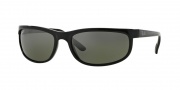 Ray-Ban RB2027 Sunglasses Predator 2 Polarized  Sunglasses - (601/W1)Black / Mirror Gray Polarized Lenses