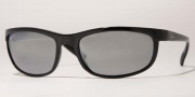 Ray-Ban RB2027 Sunglasses Predator 2 Polarized  Sunglasses - (601/82)Black / Gray Mirror Silver Polarized