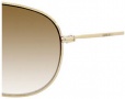 Giorgio Armani 134/S Sunglasses - 03YG (BA) LIGHT GOLD (BROWN GRADIENT) 