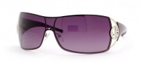 Giorgio Armani 320/S Sunglasses - 0CWU (YA) RUTHENIUM/WHITE (MIRROR SILVER) 