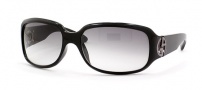 Giorgio Armani 372/S Sunglasses - 0584 (LF) SHINY BLACK (GRAY GRADIENT) 
