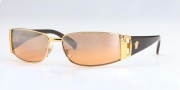 Versace VE2021 Sunglasses Sunglasses - 1002/7H Gold/Brown Orange Fade Lenses