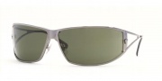 Versace VE2040 Sunglasses - 1001/71 Gunmetal/Grey Green Lenses
