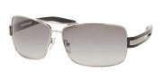 Prada PR 54IS Sunglasses Sunglasses - 1BO1A1 Matte Black Gray