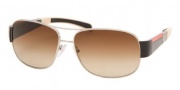 Prada PS 56HS  Sunglasses -  silver / brown gradient (1BC6S1)
