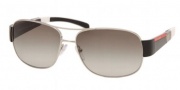 Prada PS 56HS  Sunglasses -  silver / gray gradient (1BC3M1)