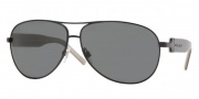 Burberry 3029 Sunglasses - Shiny Black/Gray (100187)