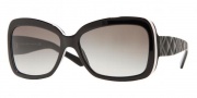 Burberry 4033 Sunglasses Sunglasses - Black With Strip-White/Gray Gradient (308611)