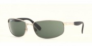 Ray-Ban RB3254 Sunglasses Sunglasses - (004) Gunmetal/Crystal Green