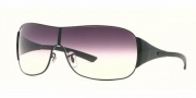 Ray-Ban RB3321 Sunglasses Shield Sunglasses - (002-8G) Black/Gray Gradient
