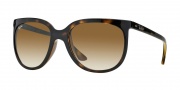 Ray-Ban RB4126 Sunglasses Cats 1000 Sunglasses - (710-51) Light Havanah/Crystal Brown