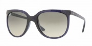 Ray-Ban 4126 (Cats 1000) Sunglasses Sunglasses - (722-32) White Crystal/Gray Gradient