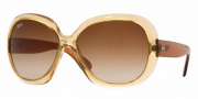 Ray-Ban RB4098 Sunglasses Jackie Ohh II Sunglasses - (719-13) Light Brown/Brown Gradient