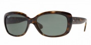 Ray-Ban RB4101 Sunglasses Jackie Ohh Sunglasses - (710) Light Havanah/Crystal Green