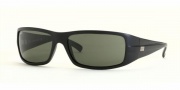 Ray-Ban RB4057 Sunglasses Sunglasses - (601S) Matte Black/Crystal Green