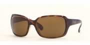 Ray-Ban 4068 Polarized Sunglasses Sunglasses - (642-57) Havana/Crystal Brown/Polarized