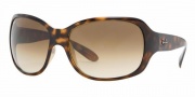 Ray-Ban RB4118 Sunglasses Sunglasses - (710-51) Light Havana/Crystal Brown/Gradient