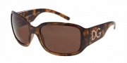 Dolce & Gabbana/ DG 6041 Sunglasses - (502-33) Havana/Crystal Brown