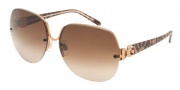 Dolce & Gabbana/ DG 2050B Sunglasses Sunglasses - (154-13) Antique Gold/Brown Gradient