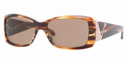 Vogue 2560 Sunglasses - (162773) Striped Brown/Brown
