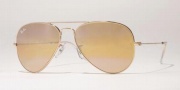 Ray-Ban RB3025 Sunglasses Large Metal 58 Size Sunglasses - 001/4I Arista Crystal / Brown Photchromic