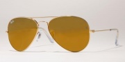 Ray-Ban RB3025 Sunglasses Large Metal 58 Size Sunglasses - (W3276) Gold/Gold
