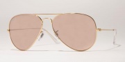 Ray-Ban RB3025 Sunglasses Large Metal 58 Size Sunglasses - (001/3E) Arista Crystal / Pink Silver Mirror