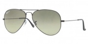 Ray-Ban RB3025 Sunglasses Large Metal 58 Size Sunglasses - 002/76 Black / Crystal Polarized Black