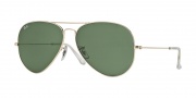 Ray-Ban 3025 Large Metal Sunglasses 62 Size Sunglasses - 001 Arista / Crystal Green