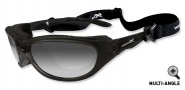 Wiley X Airrage Sunglasses - (696) Light Adjusting Grey/Gloss Black