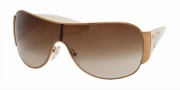Prada PR 57LS Sunglasses Sunglasses - (ZVA6S1) Ivory/Brown Gradient