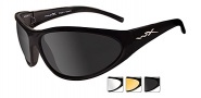Wiley X Romer II Sunglasses - 1004 Matte Black/ Clear & Smoke Lenses